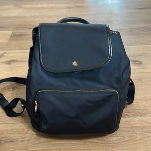 Ralph Lauren black backpack